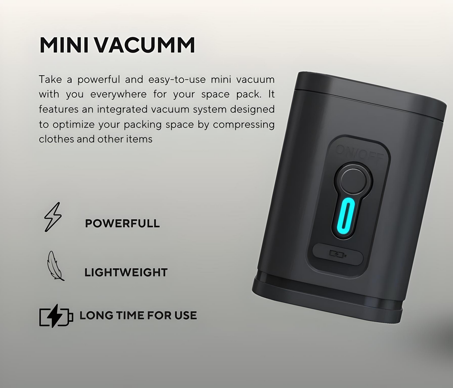 Mini vacuum